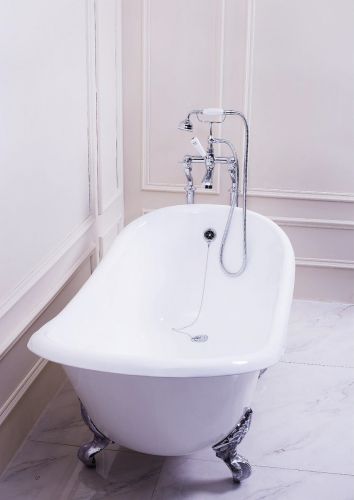 Чугунная ванна Goldman Bristol 170*76*50*55, на "орлиных когтях", в комплекте с сифоном и ножками в Армавире