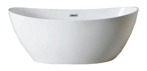 Ванна акриловая Azario GLASGOW 1660*780*665, свободностоящая, в комплекте с сифоном и металлической рамой в Армавире