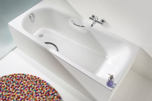 Kaldewei Eurowa Verp. Стальная ванна 150*70*39, alpine white, без ножек, с отверстиями для ручек в Армавире
